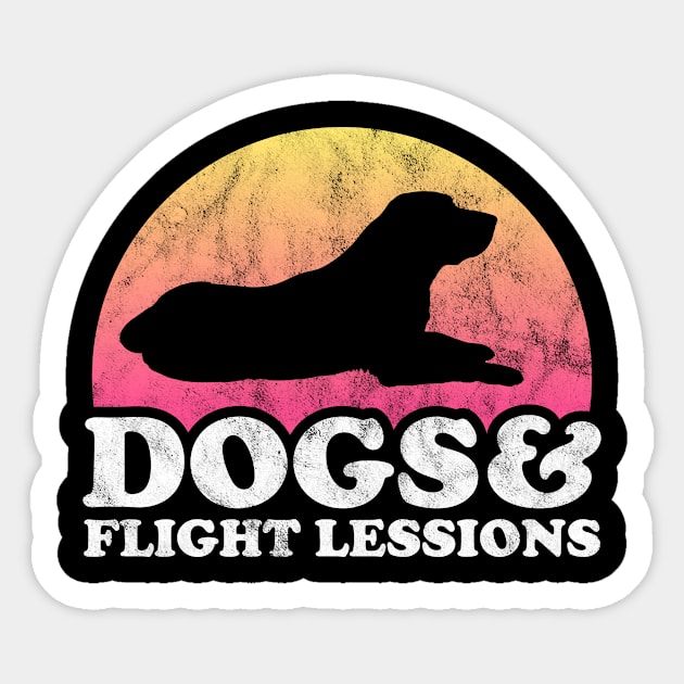 Dogs and Flight Lessons Gift Sticker by JKFDesigns